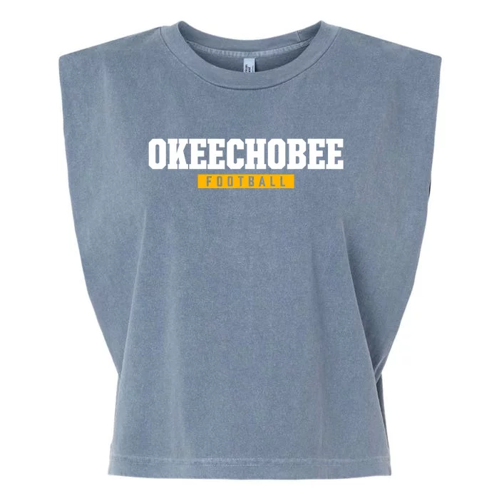 Okeechobee High School Football Hs Garment-Dyed Women's Muscle Tee