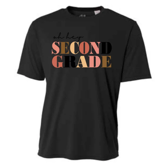 Oh Hey Second Grade 2 Grade Gift Cooling Performance Crew T-Shirt