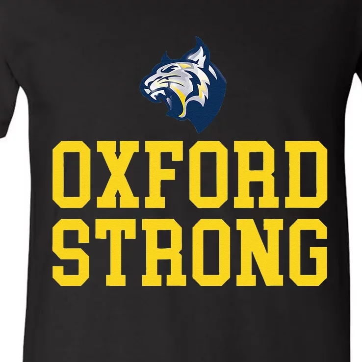 Oxford High School Strong V-Neck T-Shirt