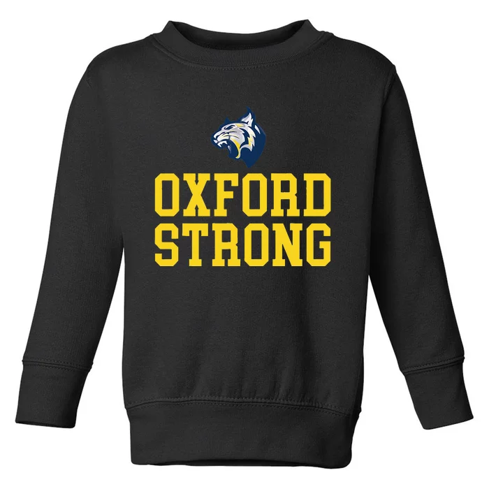 Oxford High School Strong Toddler Sweatshirt