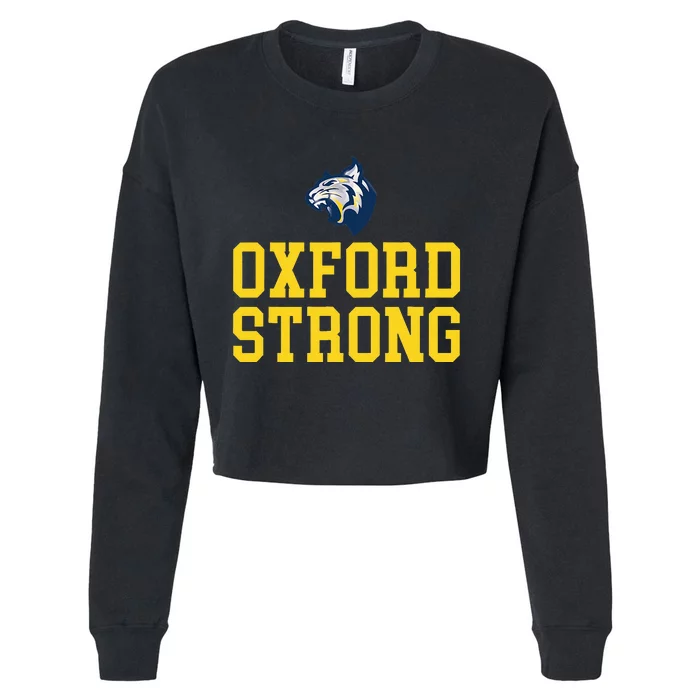 Oxford High School Strong Cropped Pullover Crew