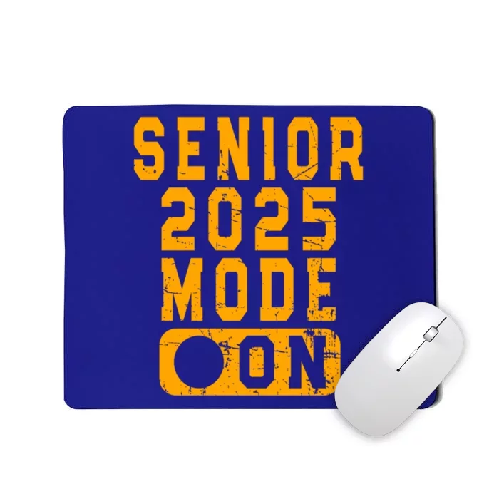 On High School College Class 2025 Orange Gift Mousepad