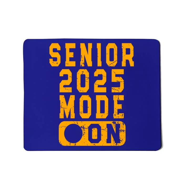 On High School College Class 2025 Orange Gift Mousepad