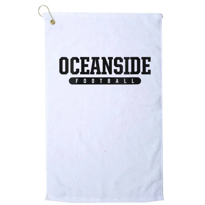 Oceanside High School Football Platinum Collection Golf Towel