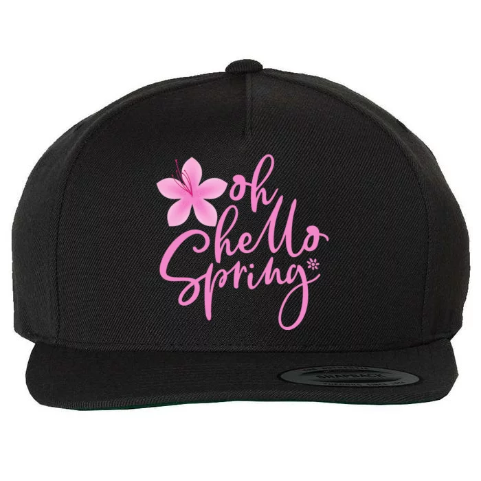 Oh Hello Spring Cute Wool Snapback Cap