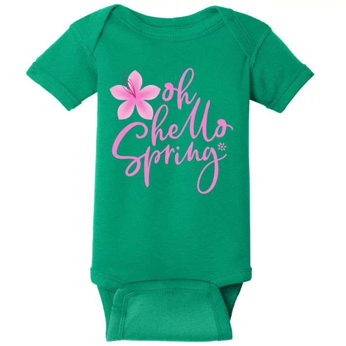 Oh Hello Spring Cute Baby Bodysuit