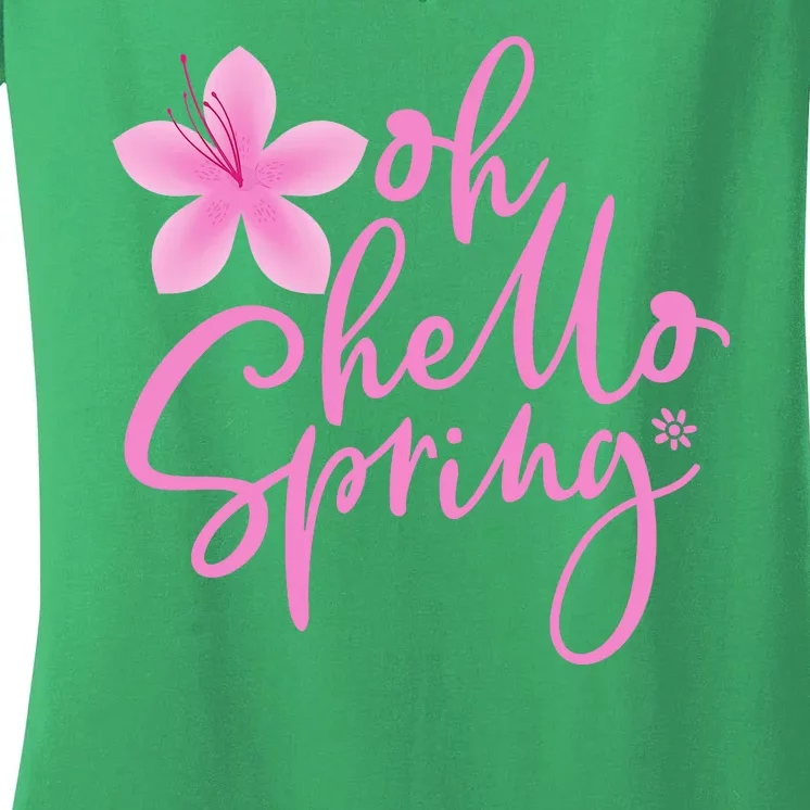 Oh Hello Spring Cute Women's V-Neck T-Shirt