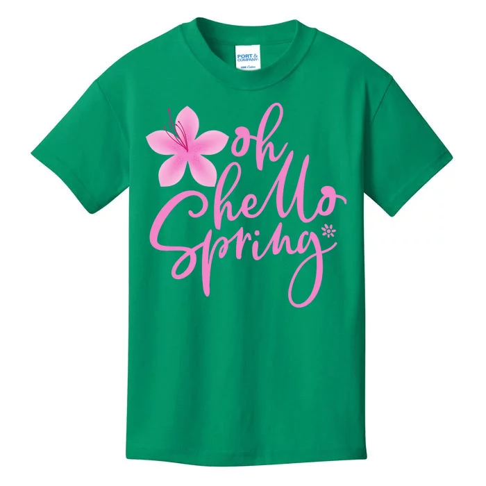 Oh Hello Spring Cute Kids T-Shirt