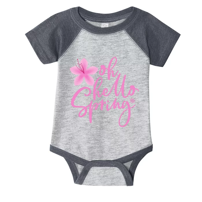 Oh Hello Spring Cute Infant Baby Jersey Bodysuit