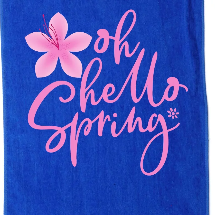 Oh Hello Spring Cute Platinum Collection Golf Towel