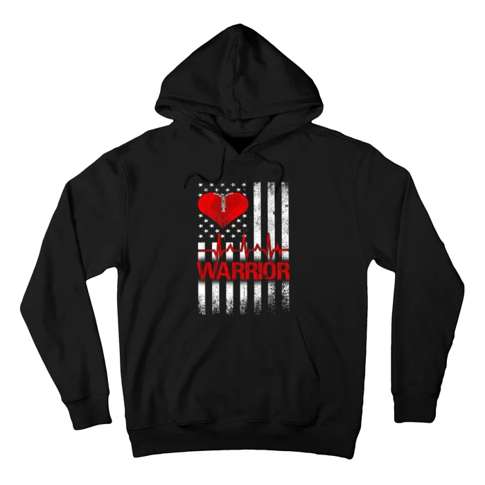 Open Heart Surgery Warrior Gift For Heart Patients Survivor Hoodie