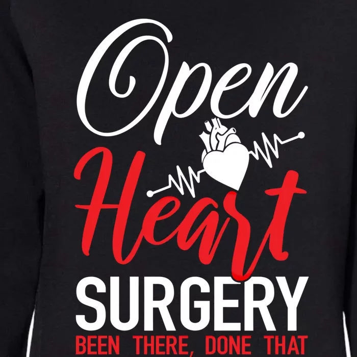 Open Heart Surgery Gift Heart Disease Awareness Gift Womens California Wash Sweatshirt