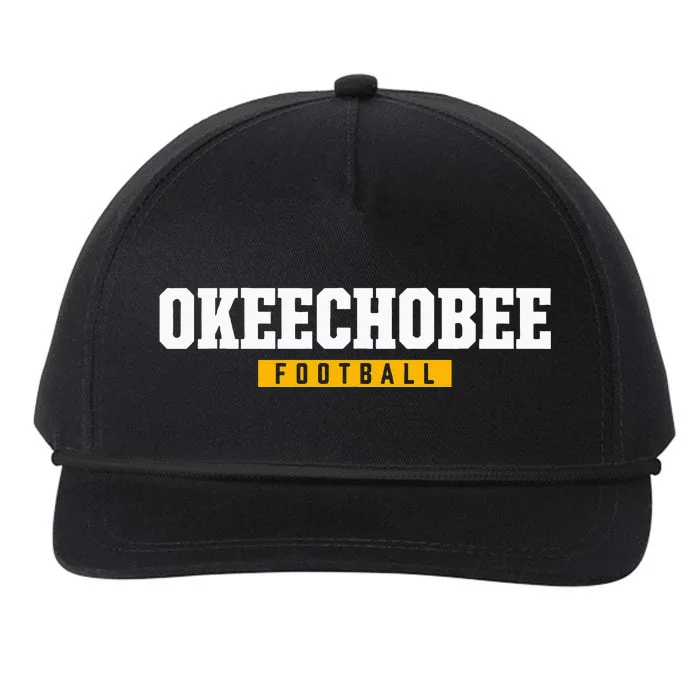 Okeechobee High School Football Hs Snapback Five-Panel Rope Hat