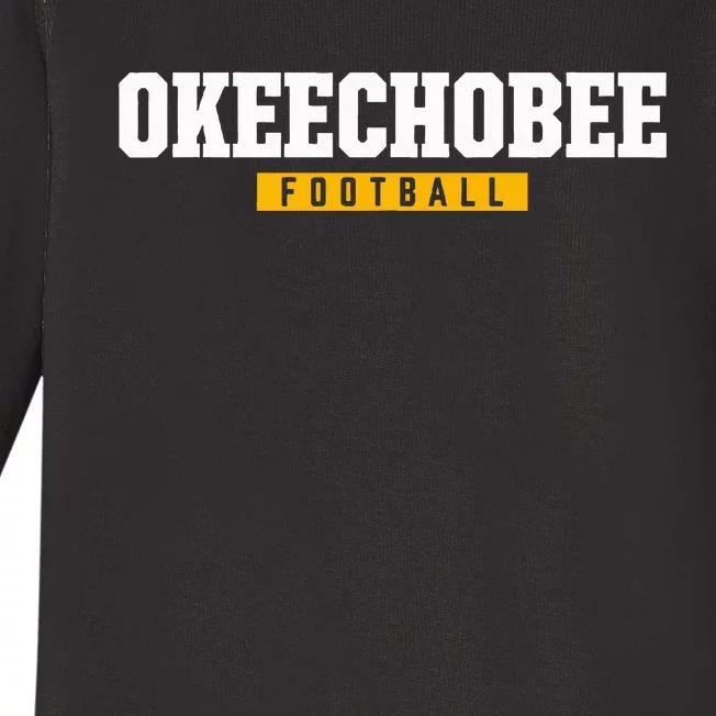 Okeechobee High School Football Hs Baby Long Sleeve Bodysuit