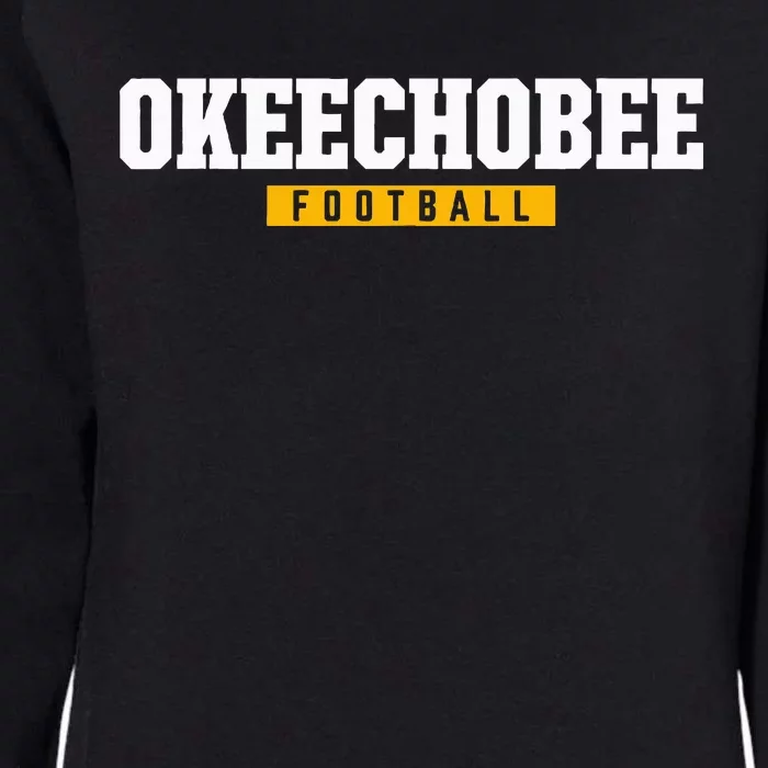 Okeechobee High School Football Hs Womens California Wash Sweatshirt