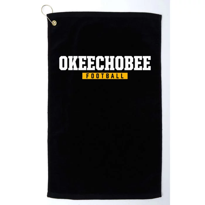 Okeechobee High School Football Hs Platinum Collection Golf Towel