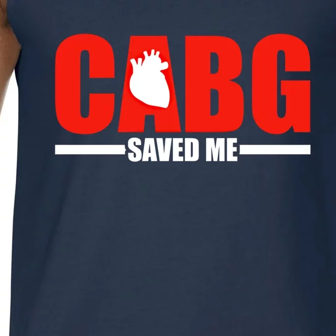 Open Heart Surgery Cabg Saved Me Cool Gift Comfort Colors® Tank Top