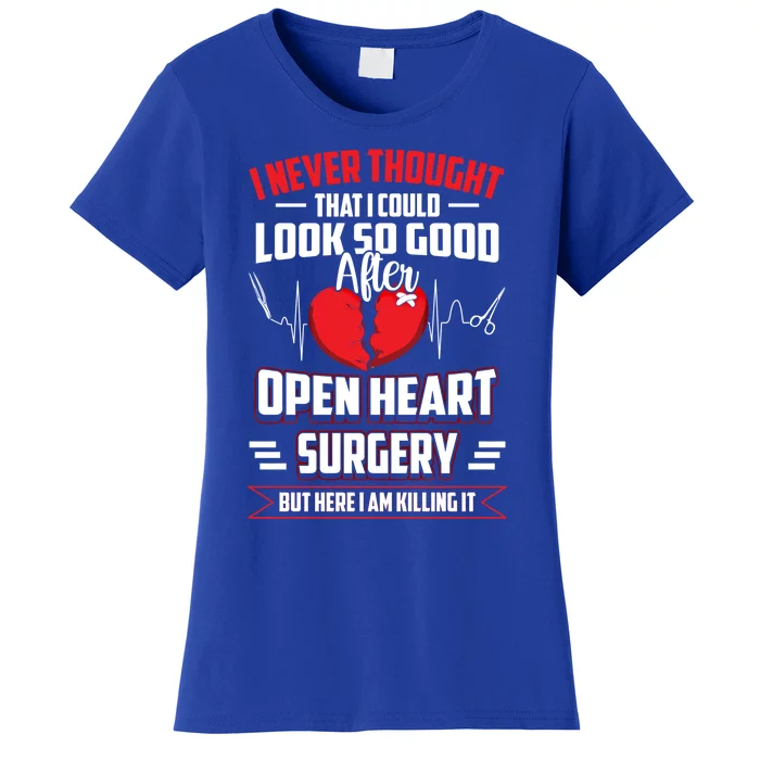 Open Heart Surgery Heart Bypass Cool Gift Women's T-Shirt