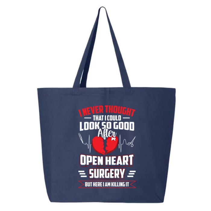 Open Heart Surgery Heart Bypass Cool Gift 25L Jumbo Tote