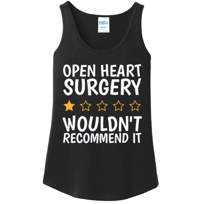 Open Heart Surgery WouldnT Recommend It Heart Bypass Ladies Essential Tank