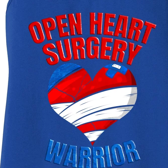 Open Heart Surgery Warrior Gift Women's Racerback Tank