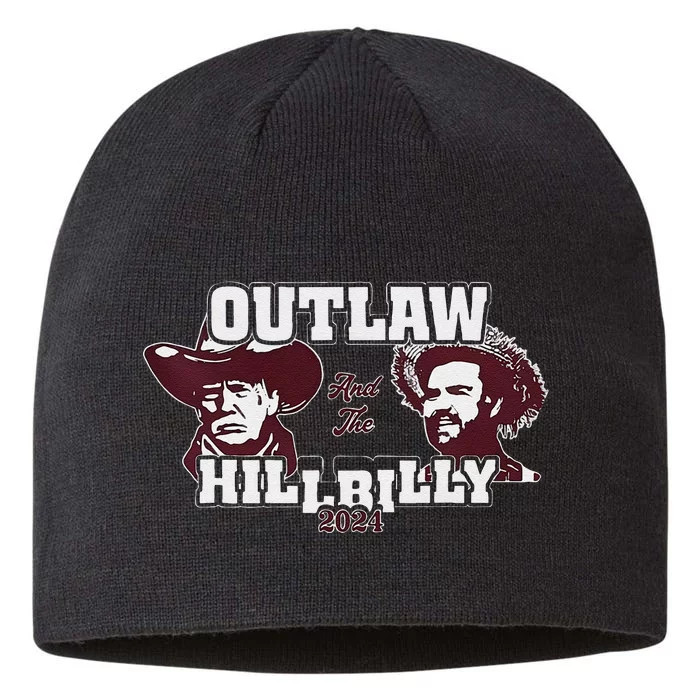 Outlaw Hillbilly Trump Vance 2024 Vintage Gift 8 1/2in Sustainable Knit Beanie