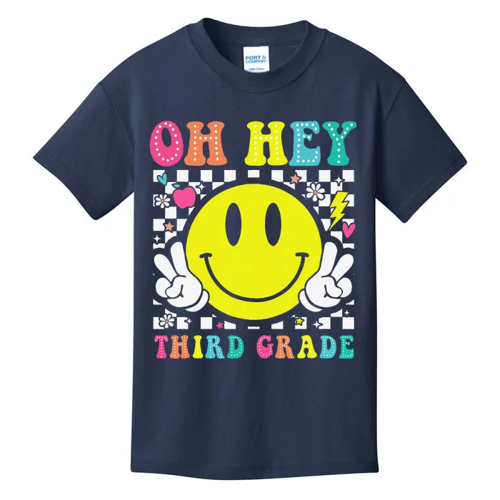 Oh Hey Third Grade Teacher First Day Of School Kids T-Shirt