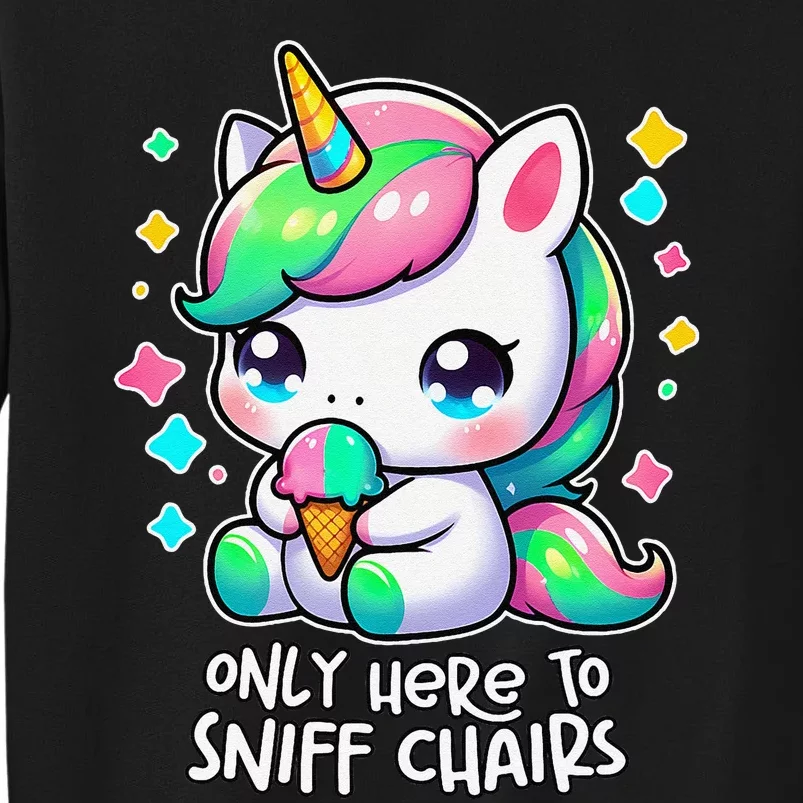 Only Here To Sniff Chairs Dank Meme Funny Oddly Specific Sweatshirt