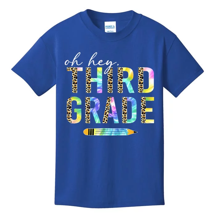 Oh Hey Third Grade Back To School Students 3rd Grade Teacher Kids T-Shirt