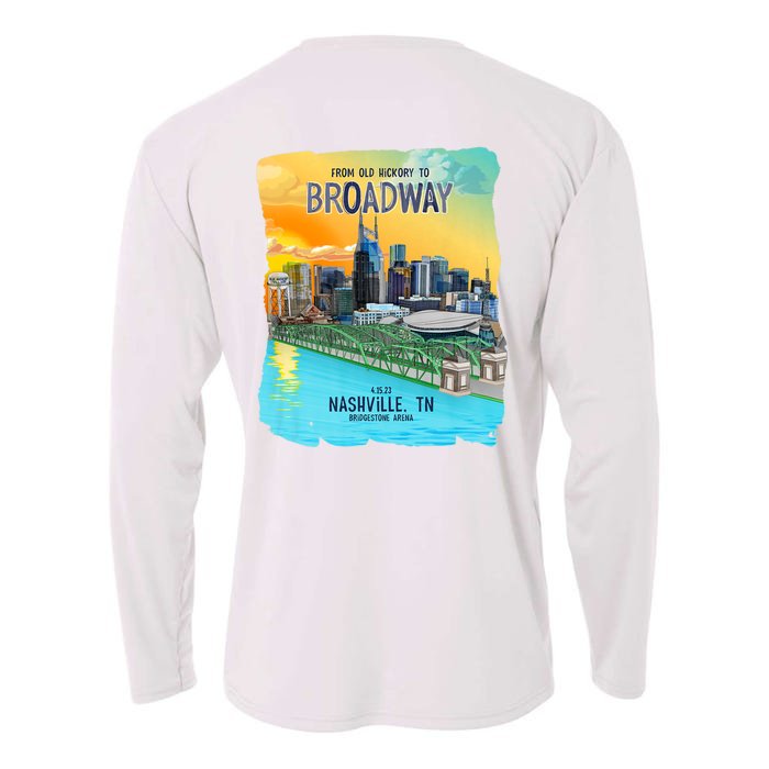 Old Hickory To Broadway Front & Back Cooling Performance Long Sleeve Crew