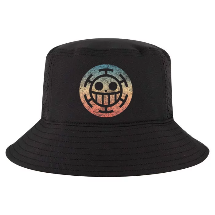 One Heart Trafalgar Sunset Pirate Jolly Roger Cool Comfort Performance Bucket Hat