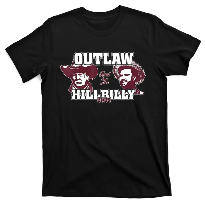 Outlaw Hillbilly Trump Vance 2024 Vintage T-Shirt