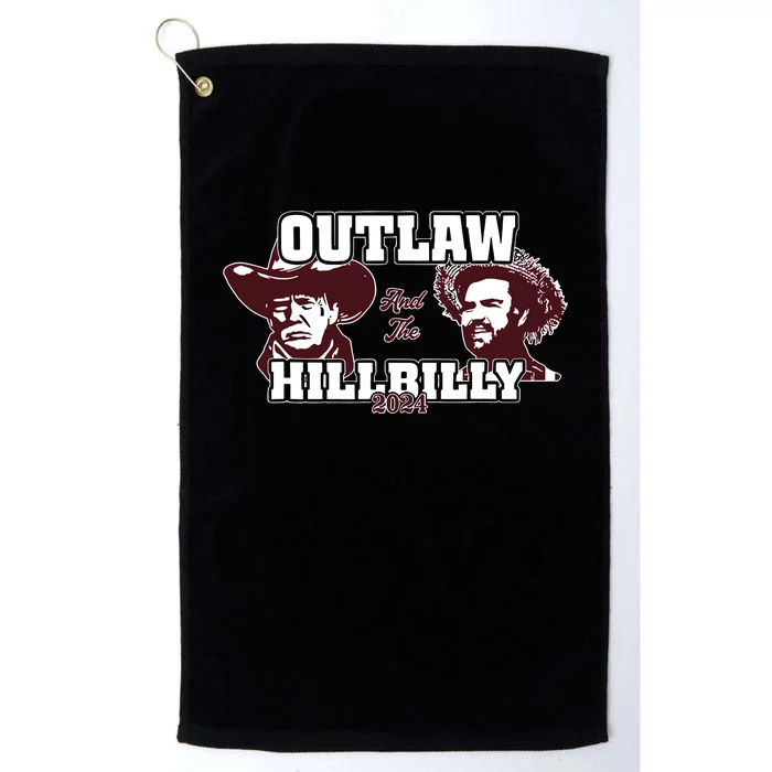 Outlaw Hillbilly Trump Vance 2024 Vintage Platinum Collection Golf Towel