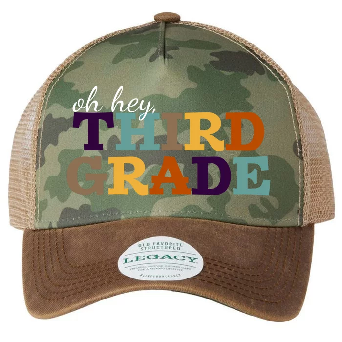 Oh Hey Third Grade Legacy Tie Dye Trucker Hat