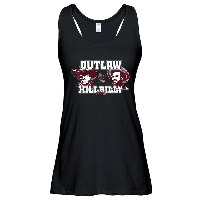 Outlaw Hillbilly Trump Vance 2024 Vintage Ladies Essential Flowy Tank