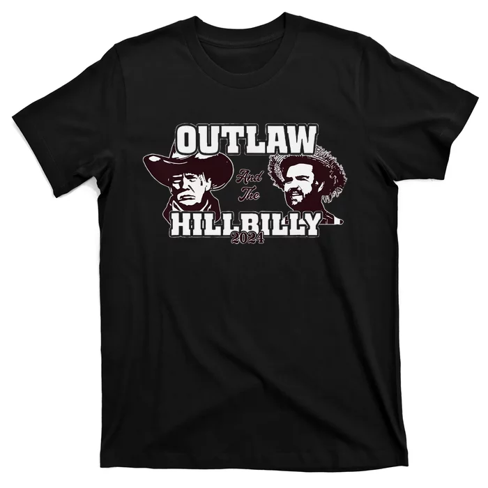 Outlaw Hillbilly Trump Vance 2024 Vintage T-Shirt