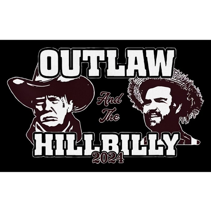 Outlaw Hillbilly Trump Vance 2024 Vintage Bumper Sticker