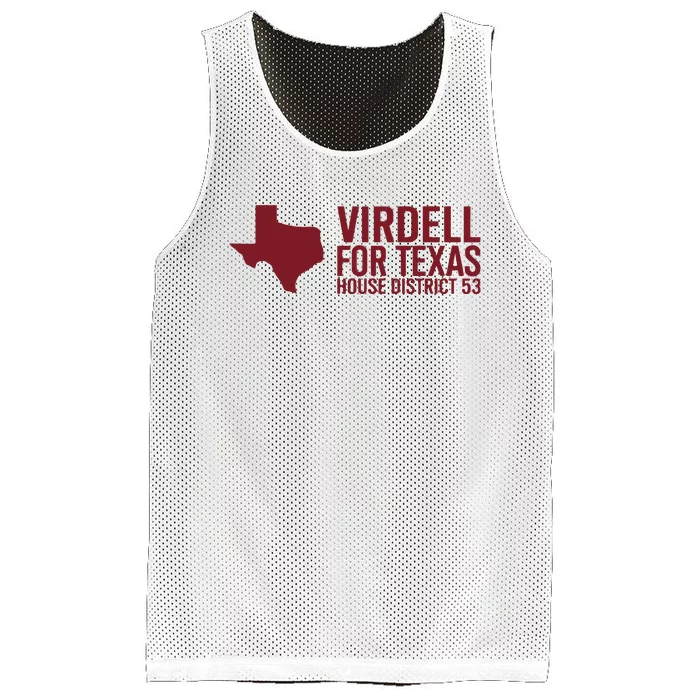 On Herrera Virdell For Texas House District 53 Mesh Reversible Basketball Jersey Tank