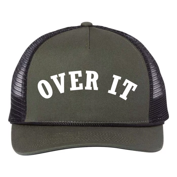 Over It Retro Rope Trucker Hat Cap