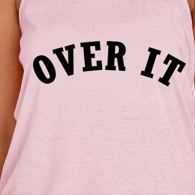 Over It Women's Knotted Racerback Tank