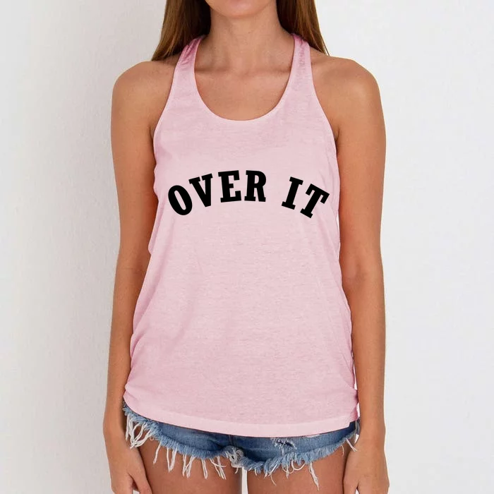 Over It Women's Knotted Racerback Tank