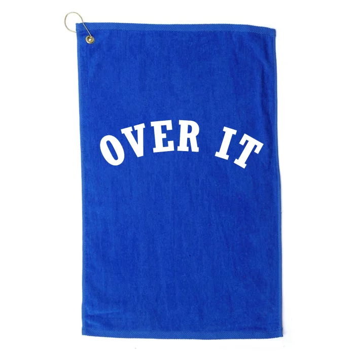 Over It Platinum Collection Golf Towel