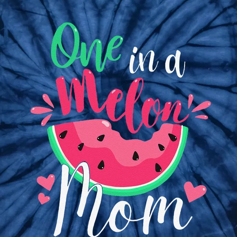 One In A Melon Mom Birthday Party Matching Family Group Tie-Dye T-Shirt