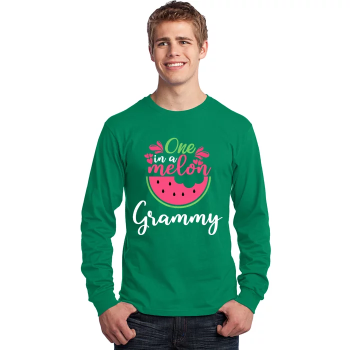 One In A Melon Grammy Birthday Matching Family Long Sleeve Shirt