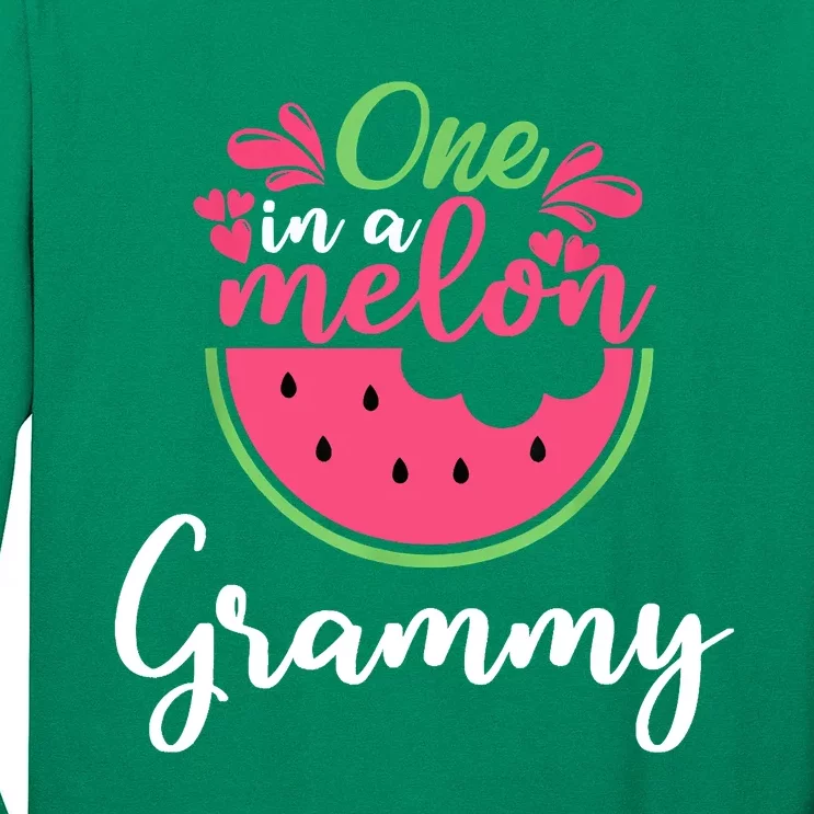 One In A Melon Grammy Birthday Matching Family Long Sleeve Shirt