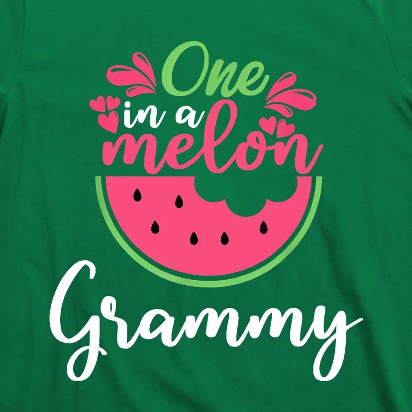 One In A Melon Grammy Birthday Matching Family T-Shirt