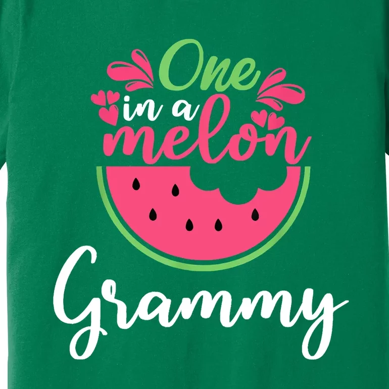 One In A Melon Grammy Birthday Matching Family Premium T-Shirt