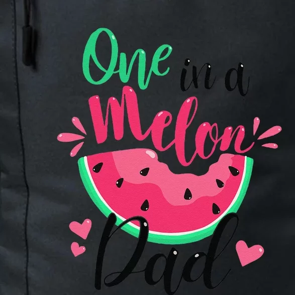 One In A Melon Dad Summer Birthday Party Matching Family Daily Commute Backpack