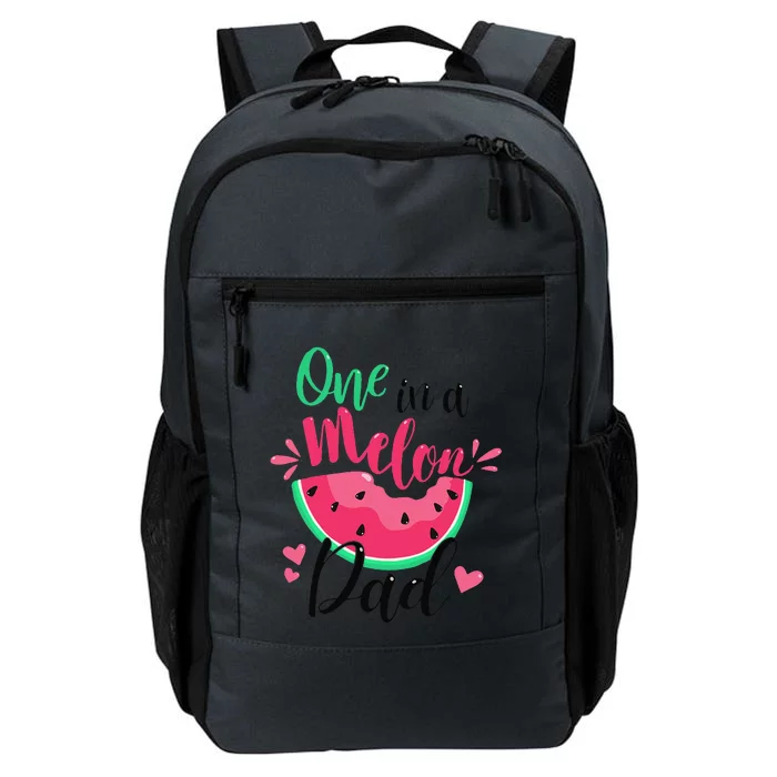 One In A Melon Dad Summer Birthday Party Matching Family Daily Commute Backpack