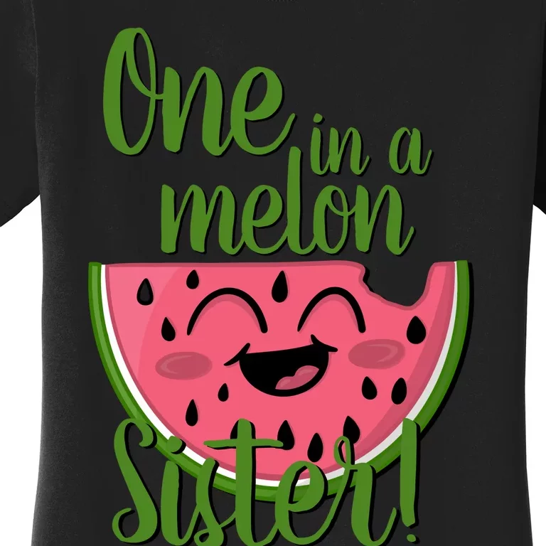 One In A Melon Sister Matching Family Watermelon Women's T-Shirt